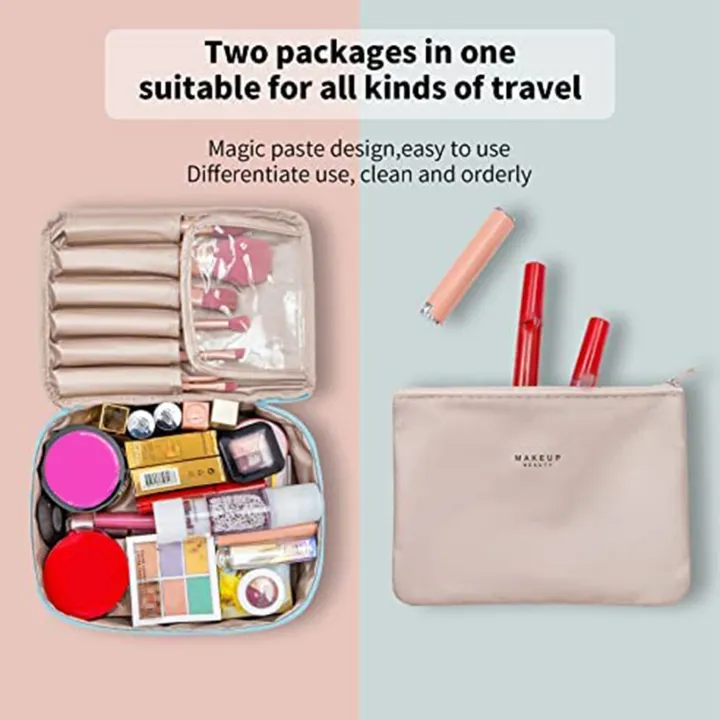 Travel%20Makeup%20Bag%20Cosmetic%20Bag%20Makeup%20Bag%20Toiletry%20Bag%20for%20Women%20and%20Girls,Dark%20Grey%20-%20Image%209