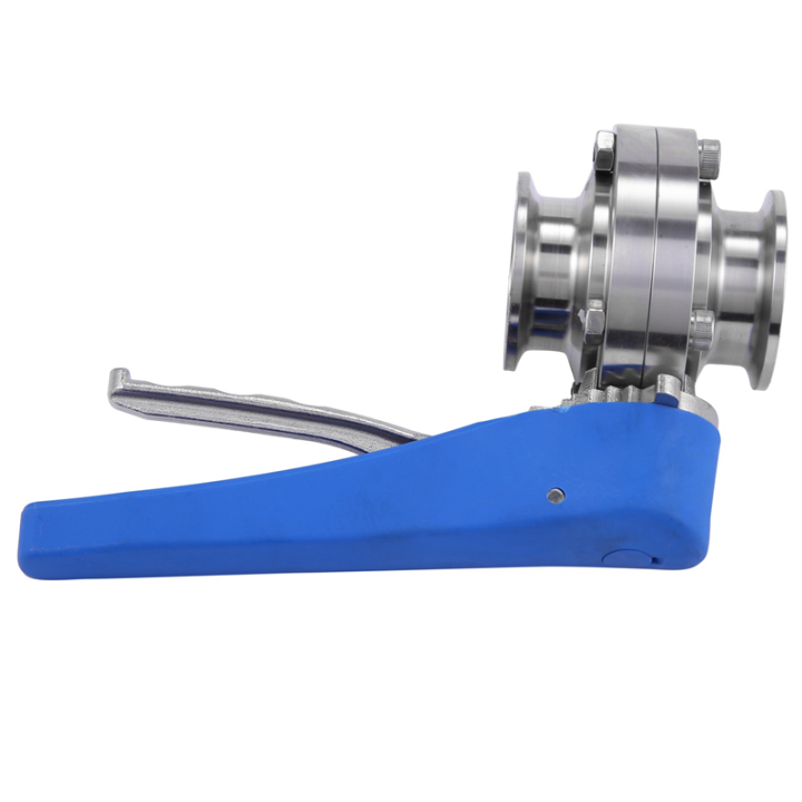3X%201-1/2%20Inch%2038mm%20Sanitary%201.5%20Inch%20Tri%20Clamp%20Butterfly%20Valve%20Squeeze%20Trigger%20for%20Homebrew%20Dairy%20Product%20-%20Image%207