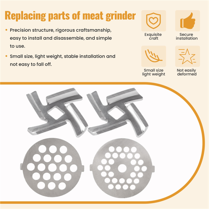 Meat%20Grinder%20Replacement%20Parts%20Included%202PC%20Cutter%20Cutting%20Blade%202PC%20Meat%20Chopper%20Plates%20Mincer%20Part%20for%20MG30/60%20Grinder%20-%20Image%203