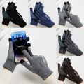 Fashion Thickened Five Finger Gloves Breathable Windproof Wool Knitted Touchable Anti Slip Screen Cold-proof Full Fingered Gloves Men Women. 