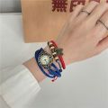Vintage Ethnic Style Butterfly Bracelet Watch for Women Simple Version Versatile Petite Mori. 