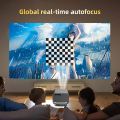 P20 Pro 4K Full HD 1080P Projector Auto Focus Lens LCD Lamp Android 13 Airplay Features Portable Home Theater Use. 