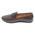 Plain Coffee Color Loafer Shoes For Boys. 