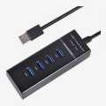 Mini USB HUB 3.0 5Gbps 4 Ports Micro Splitter Adapter. 
