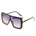 Difutagui 2025 New [ New ]2021 One-Piece Sunglasses Personalized street High Quality shot IN Women's Sunglasses Fashion Integrated Glasses. 