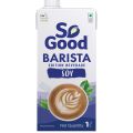 So Good Soy Milk (100% Vegan Milk, Plant Based Milk, Barista Edition, No Added Preservatives And No Added Sugar)- 1Ltr. 