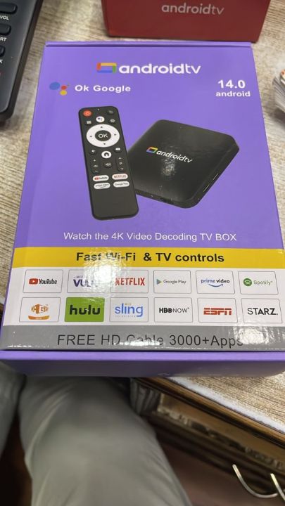 Smart TV Box With Voice And Bt