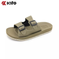 Kito Olive Sandals For Men- Kito Kme730 Slippers - Olive Green  Multisize  Fashion  Slippers For Men. 