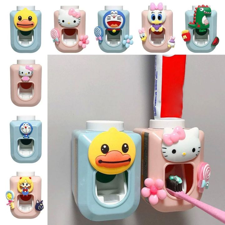 Kawaii Wall Mounted Sanrio Toothpaste Squeezer Cartoon Hello Kitty ...
