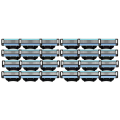 24PCS Replaceable Shaver Blades Refills Manual 3 Blades Refills 3 Mens Refills Shaver Blades Set Kit. 