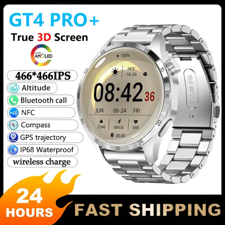 Linman 2024 NEW GT4 Pro+ For Huawei Watch 4 Pro Smart Watch Men 1.6 ...
