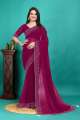 Awafu Embellished Georgette Saree. 