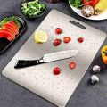 Big Size Stainless Steel Heavy Duty Non Slip Chopping Cutting Board. 