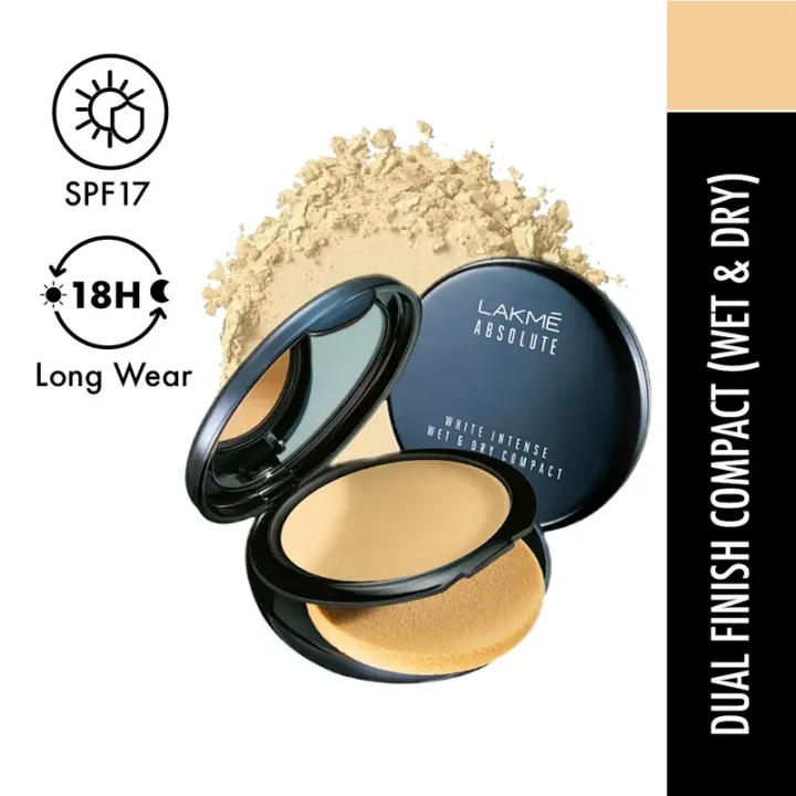 Lakme Absolute White Intense Wet & Dry Compact - 9gm