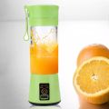 6 Blades USB Rechargeable Portable Electric Fruit Juicer Smoothie Blender-380Ml. 