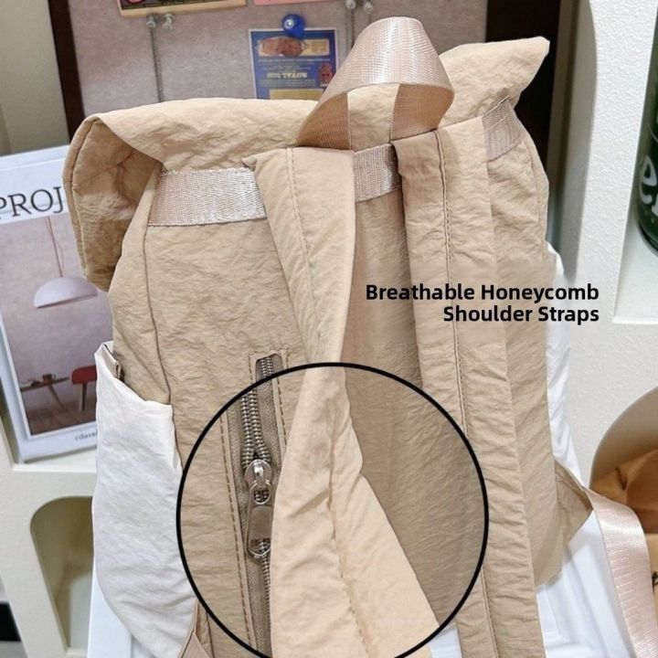 Fashionable%20Waterproof%20Women%20Backpack%20Large%20Capacity%20Leisure%20Student%20Schoolbag%20Lightweight%20Preppy%20Style%20Laptop%20Book%20Bag%20Cool%20Lady%20-%20Image%208