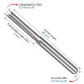 5PCS Two Flutes Spiral Carbide Mill Tool Cutters for CNC Router, Compression Wood End Mill Cutter Bits, 3.175X17mm. 