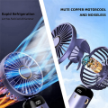 Handheld Fan Portable Fan Personal Fan 5000MAh Rechargeable,5 Speeds with LED Display,90° Adjustable. 