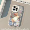 Fashion Creative Cartoon Colourful Dachshund Case Compatible for IPhone 16 13 11 15 14 12 Pro Max XR 7Plus XS X Max 16 14 7 15 8 Plus Funny Cute Puppy Luxury Make Up Mirror Case. 
