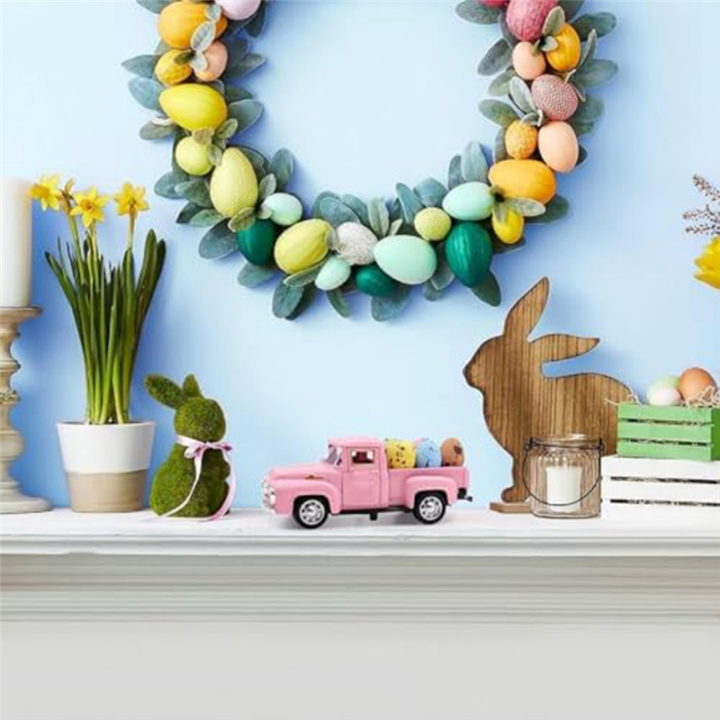 Easter%20Truck%20Vintage%20Truck%20Farmhouse%20Truck%20with%20Eggs%20Metal%20Antique%20Truck%20Decor%20Vintage%20Farmhouse%20Truck%20Spring%20Handmade%20Easter%20Decorations%20-%20Image%206