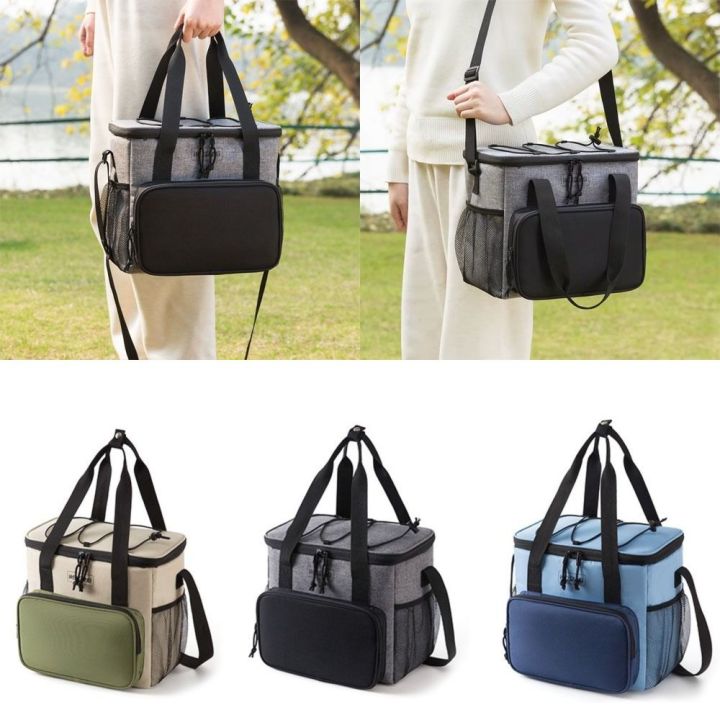 Multifunctional 14L Insulation Bag Oxford Cloth Large Capacity Cooler Ice Insulated Case Durable Waterproof Camping Backpacks Camping