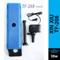 XIN XIU TF-208 30w Top Filter For Aquarium 3 In 1 Overhead Power Filter By Crown Aquatics. 