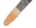 Levy's Leathers MH8P-001 Hemp Guitar Strap with Cork ends - Island Pattern. 