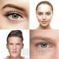 Misty Grey Color Contact Lenses - 1 Pair | Fashion PolyHema Grey Contact Lens For Both Men and Women. 