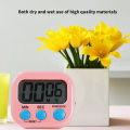 Chinese and English Digital Kitchen Timer - Multi-Function Large-Screen Countdown Reminder. 