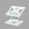 Adjustable 360° Rotaing Portable Foldable Aluminum Alloy Tabletop Laptop Stand with fan. 