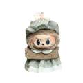 Only for Sale] 17cm Labubu Pendant Clothes Vinyl Plush Doll Set Dress Labubbu Wearing. 