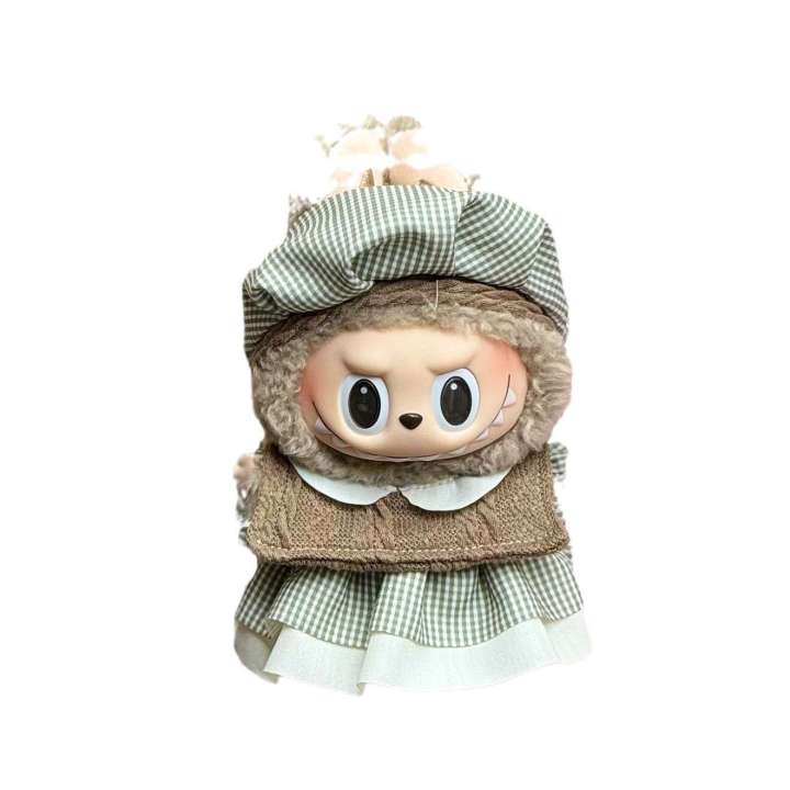 Only%20for%20Sale%5D%2017cm%20Labubu%20Pendant%20Clothes%20Vinyl%20Plush%20Doll%20Set%20Dress%20Labubbu%20Wearing%20-%20Image%205
