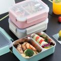 Japanese Style Air Tight And Leakproof Water Injection Food Containers With Two Compartments 1200ml. 