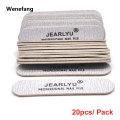 Wenefang 100/50/20Pcs/Lot MINI Wooden Nail Files Sanding Grinding Fashion Polishing Buffer Strips Manicure Care Tools 180/240 Grit. 