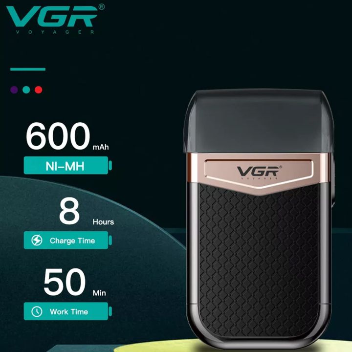 VGR%20V-331%20Professional%20Men's%20Shaver%20IPX4%20Fully%20Waterproof%20Rechargeable%20Shaver%20Runtime%2050%20minutes%20-%20Image%205