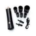 New specials Electric eyelash glue shaker for nail polish tattoo ink pigment liquid glue shaker 2 connectors 6 plastic cap mold beauty tools. 