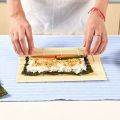 Kimbab And Sushi Roller Mat | Natural Bamboo Flexible Easy To Use Sushi Roller Mat | Kimbab Roller Mat. 