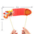 1pc  DIY Paper Dragon Craft Material Chinese New Year DIY Dragon Decor Chinese Dragon Dance Three-Dimensional Pull Flower EATOP. 