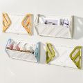 Multifunctional Plastic Folding Shoe Rack Large Capacity No Punching Door Shoe Rack Space Saving Wall-Mounted Shoe Rack Small Space Solution. 