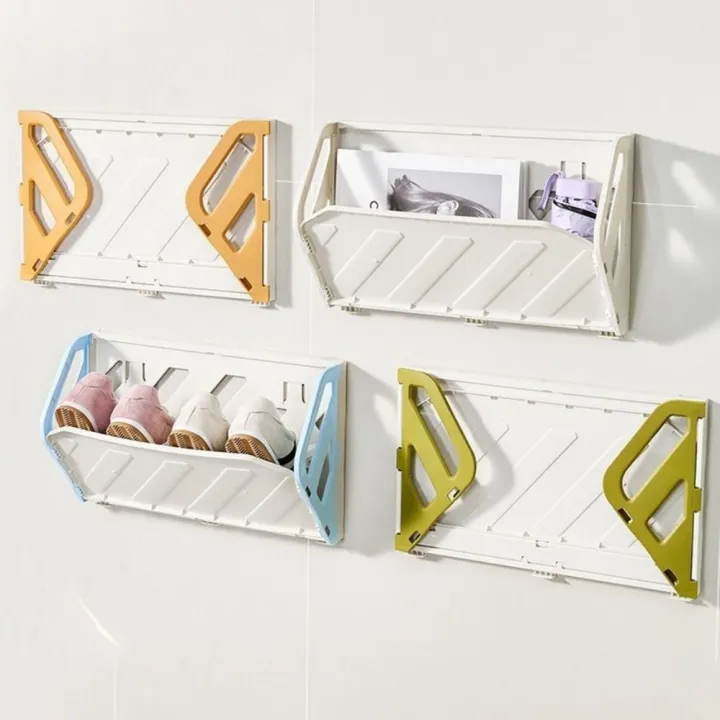 Multifunctional%20Plastic%20Folding%20Shoe%20Rack%20Large%20Capacity%20No%20Punching%20Door%20Shoe%20Rack%20Space%20Saving%20Wall-Mounted%20Shoe%20Rack%20Small%20Space%20Solution%20-%20Image%203