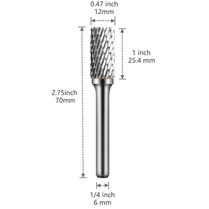 3X%20Tungsten%20Carbide%20Burr%20Double%20Cut%20Rotary%20Tool%20Die%20Grinder%20Bits,1/4%20Inch%20Shank,for%20Wood%20Carving,Metal%20Working,Grinding%20-%20Image%202