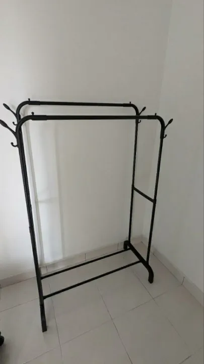 Coat%20Rack%20Garment%20Rack%20Free-standing%20Clothes%20Hanger%20With%20Top%20Rod%20Clothes%20Shelves%20Storage%20Wardrobe%20Hanger%20Floor%20Cloth%20Drying%20Rack%20-%20Image%204