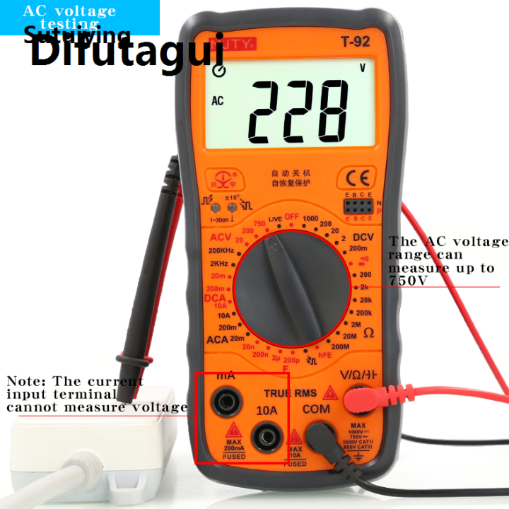 Difutagui%20High%20Quality%20Sutuiying%20NJTY%20T92%20household%20digital%20multimeter,%20manual%20Fashion%20range,%20portable%20digital%20universal%20meter%20-%20Image%204