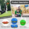 Magic UFO Magic LED Flying Saucer Ball Deformation Decompression Flat Throw Disc Ball Outdoor Kids Sports Balls. 