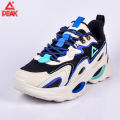 PEAK Retro Casual Shoes Rice White/Black For Men E13507E. 