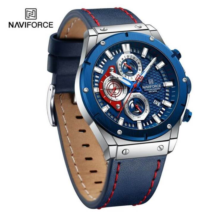 Naviforce Nf Men S Novicius Business Edition Leather Strap