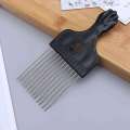 Steel Needle Comb Wide Tooth Combs Smooth Rake Slick Brush Long Thick Tangled Hair Adults Kids Salon Professional Barber. 