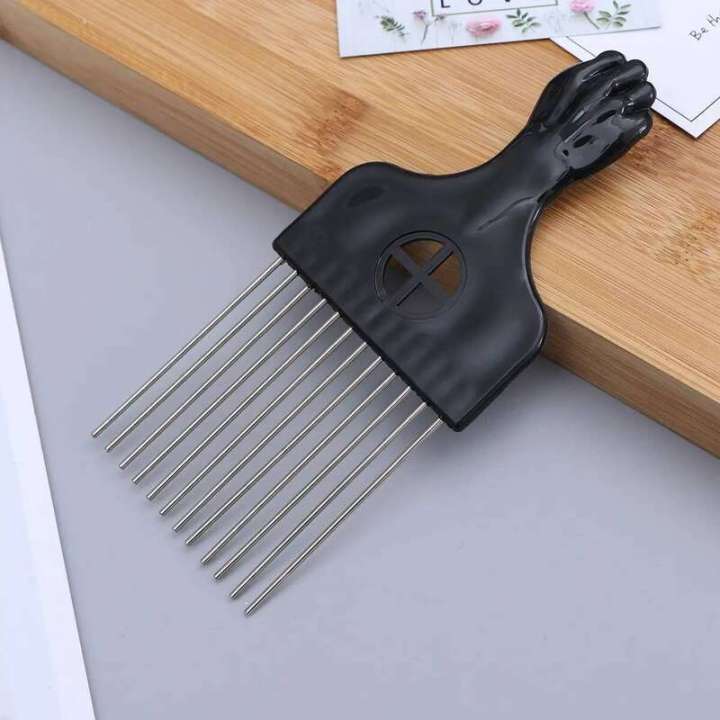 Steel%20Needle%20Comb%20Wide%20Tooth%20Combs%20Smooth%20Rake%20Slick%20Brush%20Long%20Thick%20Tangled%20Hair%20Adults%20Kids%20Salon%20Professional%20Barber%20-%20Image%205