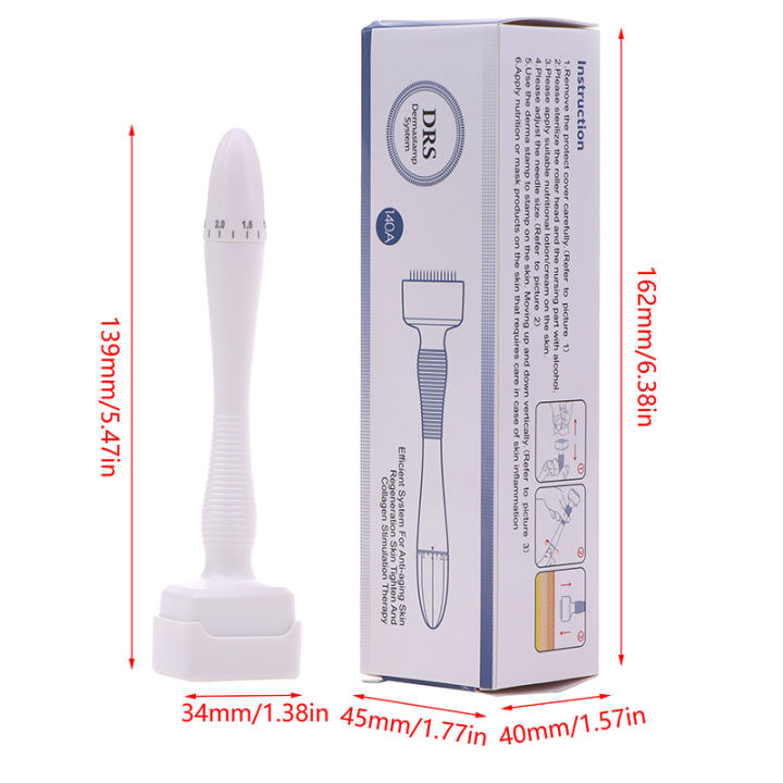 140A%20%20Adjustable%20Micro%20Needle%20Length%200~3mm%20Medical%20Needles%20Derma%20Stamp%20For%20Face%20Skin%20Care%20Treatment%20Wrinkle%20Improve%20Hyaluronic%20Conbo%20-%20Image%202