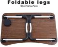 Multipurpose Foldable Laptop Table With Cup Holder, Study Table, Bed Table, Breakfast Table, Foldable And Portable. 